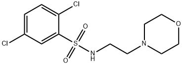 2,5-dichloro-N-(2-morpholin-4-ylethyl)benzenesulfonamide