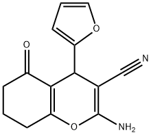 2-amino-4-(furan-2-yl)-5-oxo-5,6,7,8-tetrahydro-4H-chromene-3-carbonitrile