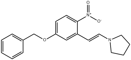 (E)-1-(5-(benzyloxy)-2-nitrostyryl)pyrrolidine