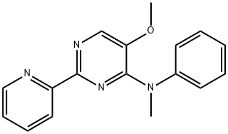 N-[5-METHOXY-2-(2-PYRIDINYL)-4-PYRIMIDINYL]-N-METHYL-N-PHENYLAMINE