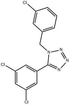 1-(3-CHLOROBENZYL)-5-(3,5-DICHLOROPHENYL)-1H-1,2,3,4-TETRAAZOLE