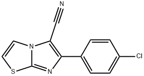 6-(4-CHLOROPHENYL)IMIDAZO[2,1-B][1,3]THIAZOLE-5-CARBONITRILE