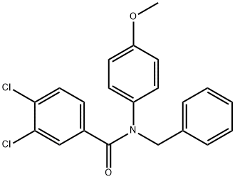 Benzamide, 3,4-dichloro-N-(4-methoxyphenyl)-N-(phenylmethyl)-