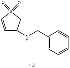 N-BENZYL-N-(1,1-DIOXIDO-2,3-DIHYDROTHIEN-3-YL)AMINE HYDROCHLORIDE