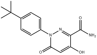 1-(4-tert-butylphenyl)-4-hydroxy-6-oxo-1,6-dihydropyridazine-3-carboxamide