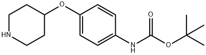 tert-Butyl (4-(piperidin-4-yloxy)phenyl)carbamate