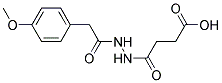 4-{2-[(4-methoxyphenyl)acetyl]hydrazino}-4-oxobutanoic acid