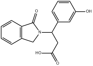 3-(3-HYDROXYPHENYL)-3-(1-OXO-1,3-DIHYDRO-2H-ISOINDOL-2-YL)PROPANOIC ACID