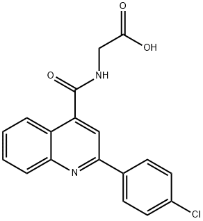 ([[2-(4-CHLOROPHENYL)QUINOLIN-4-YL]CARBONYL]AMINO)ACETIC ACID