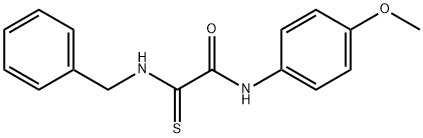 Acetamide, N-(4-methoxyphenyl)-2-[(phenylmethyl)amino]-2-thioxo-