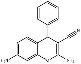 4H-1-Benzopyran-3-carbonitrile, 2,7-diamino-4-phenyl-