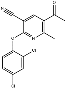 5-ACETYL-2-(2,4-DICHLOROPHENOXY)-6-METHYLNICOTINONITRILE