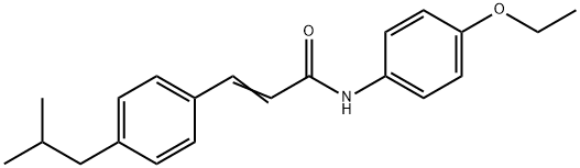 (2E)-N-(4-ethoxyphenyl)-3-[4-(2-methylpropyl)phenyl]prop-2-enamide