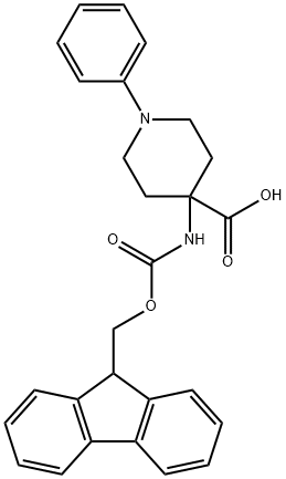 4-(((9H-FLUOREN-9-YL)METHOXY)CARBONYLAMINO)-1-PHENYLPIPERIDINE-4-CARBOXYLIC ACID