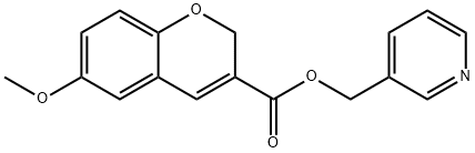 3-PYRIDINYLMETHYL 6-METHOXY-2H-CHROMENE-3-CARBOXYLATE