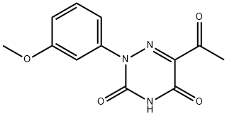 6-ACETYL-2-(3-METHOXYPHENYL)-1,2,4-TRIAZINE-3,5(2H,4H)-DIONE