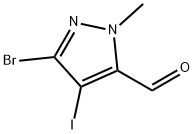 3-Bromo-4-iodo-1-methyl-1H-pyrazole-5-carbaldehyde