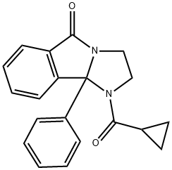 5H-Imidazo[2,1-a]isoindol-5-one, 1-(cyclopropylcarbonyl)-1,2,3,9b-tetrahydro-9b-phenyl-