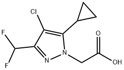 2-[4-氯-5-环丙基-3-(二氟甲基)吡唑-1-基]乙酸