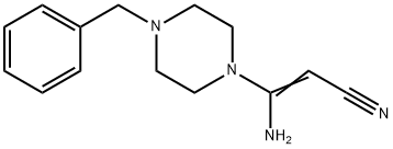 3-AMINO-3-(4-BENZYLPIPERAZINO)ACRYLONITRILE