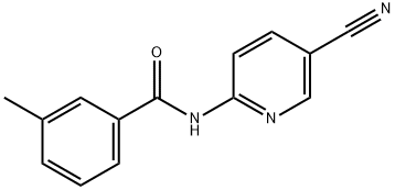 N-(5-CYANO-2-PYRIDINYL)-3-METHYLBENZENECARBOXAMIDE