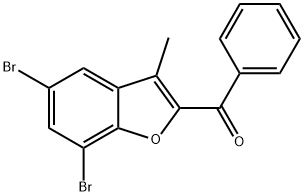 (5,7-DIBROMO-3-METHYL-1-BENZOFURAN-2-YL)(PHENYL)METHANONE