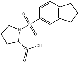 1-(INDANE-5-SULFONYL)-PYRROLIDINE-2-CARBOXYLIC ACID