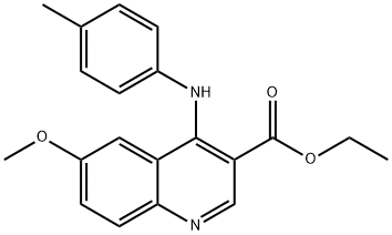 ETHYL 6-METHOXY-4-(4-TOLUIDINO)-3-QUINOLINECARBOXYLATE