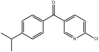 2-CHLORO-5-(4-ISOPROPYLBENZOYL)PYRIDINE