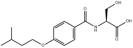 3-HYDROXY-2-[4-(3-METHYL-BUTOXY)-BENZOYLAMINO]-PROPIONIC ACID