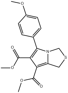 DIMETHYL 5-(4-METHOXYPHENYL)-1H-PYRROLO[1,2-C][1,3]THIAZOLE-6,7-DICARBOXYLATE