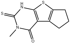 2-巯基-3-甲基-3,5,6,7-四氢-4H-环戊烷并[4,5]噻吩并[2,3-D]嘧啶-4-酮