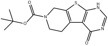 4-Oxo-3,5,6,8-tetrahydro-4H-9-thia-1,3,7-triaza-fluorene-7-carboxylic acid tert-butyl ester