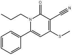 4-(methylsulfanyl)-2-oxo-6-phenyl-1-propyl-1,2-dihydropyridine-3-carbonitrile