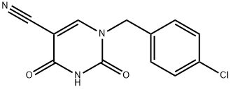 1-(4-氯苄基)-2,4-二氧-1,2,3,4-四氢-5-嘧啶甲腈