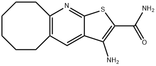 Cycloocta[b]thieno[3,2-e]pyridine-2-carboxamide, 3-amino-5,6,7,8,9,10-hexahydro-