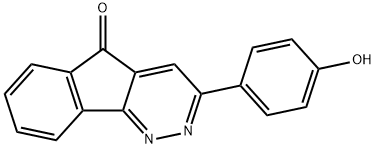 5H-Indeno[1,2-c]pyridazin-5-one, 3-(4-hydroxyphenyl)-