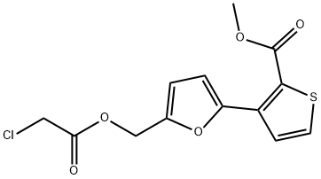 methyl 3-(5-{[(2-chloroacetyl)oxy]methyl}furan-2-yl)thiophene-2-carboxylate