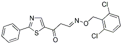 3-OXO-3-(2-PHENYL-1,3-THIAZOL-5-YL)PROPANAL O-(2,6-DICHLOROBENZYL)OXIME