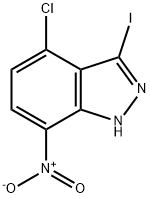 4-CHLORO-3-IODO-7-NITRO INDAZOLE