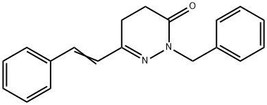 2-benzyl-6-[(E)-2-phenylethenyl]-2,3,4,5-tetrahydropyridazin-3-one