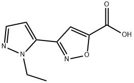 3-(1-Ethyl-1h-pyrazol-5-yl)isoxazole-5-carboxylic acid