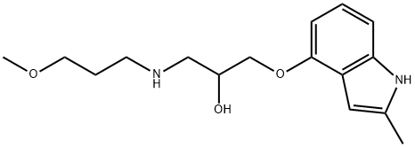 1-[(3-METHOXYPROPYL)AMINO]-3-[(2-METHYL-1H-INDOL-4-YL)OXY]-2-PROPANOL