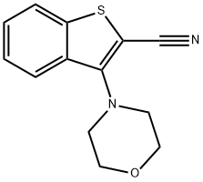 3-(morpholin-4-yl)-1-benzothiophene-2-carbonitrile