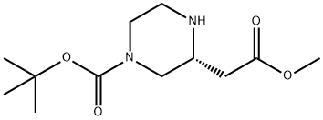 (R)-tert-Butyl 3-(2-methoxy-2-oxoethyl)piperazine-1-carboxylate