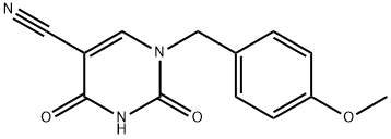 1-(4-METHOXYBENZYL)-2,4-DIOXO-1,2,3,4-TETRAHYDRO-5-PYRIMIDINECARBONITRILE