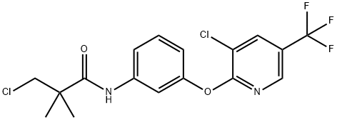 Propanamide, 2-(chloromethyl)-N-[3-[[3-chloro-5-(trifluoromethyl)-2-pyridinyl]oxy]phenyl]-2-methyl-