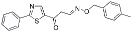 (3E)-3-{[(4-methylphenyl)methoxy]imino}-1-(2-phenyl-1,3-thiazol-5-yl)propan-1-one