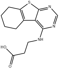 3-(5,6,7,8-TETRAHYDRO-BENZO[4,5]THIENO[2,3-D]PYRIMIDIN-4-YLAMINO)-PROPIONIC ACID