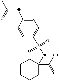 1-((4-乙酰氨基苯基)磺酰氨基)环己烷-1-羧酸